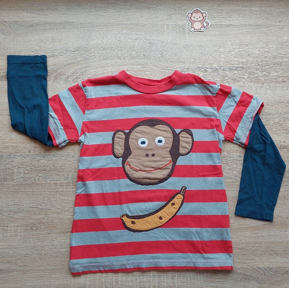 Mini Boden monkey 🐒 tee 7-8 years - Picture 3 of 16